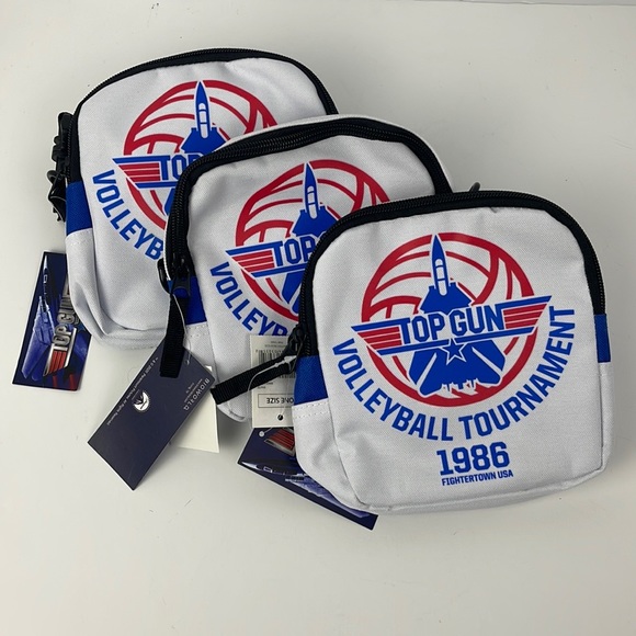 Top Gun Handbags - (3) Top Gun Volleyball Tournament Crossbody Bags detachable handle NWT sports
